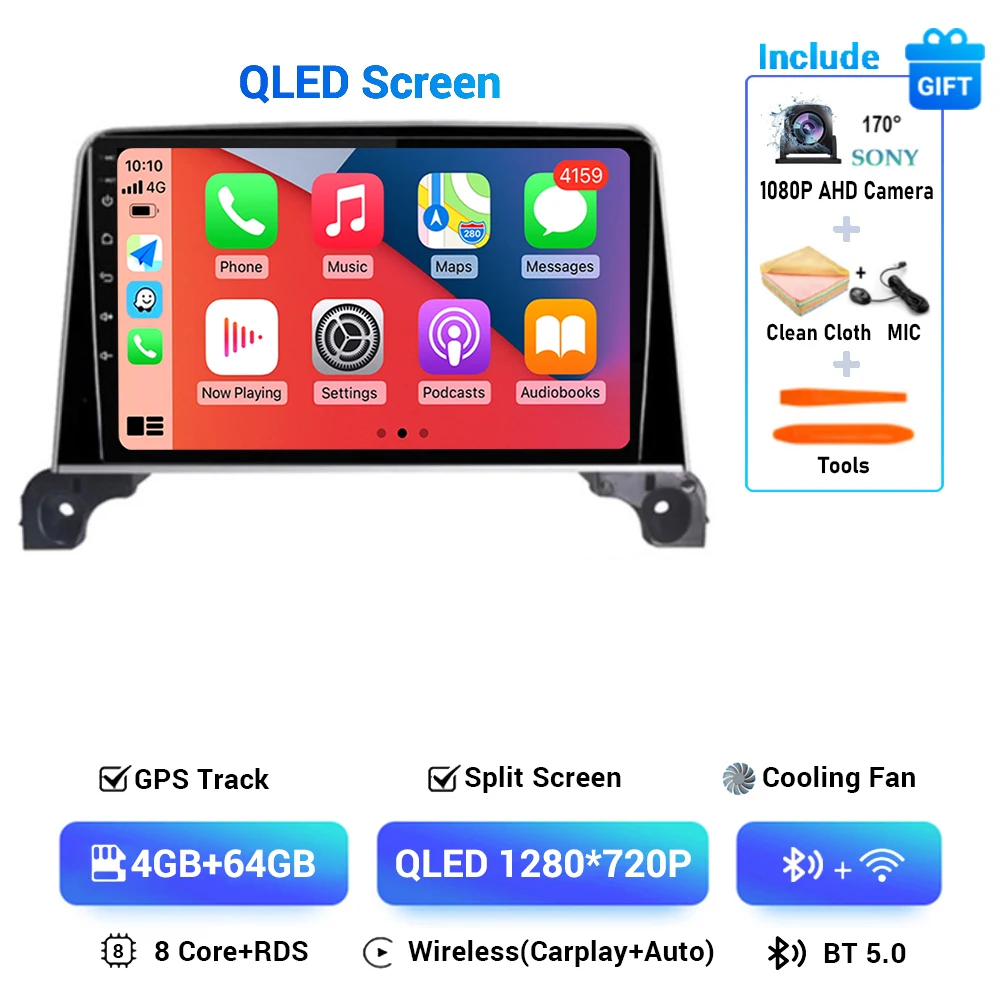 Android 15 Carplay Auto 360 Camera Voor Peugeot 5008 4008 3008 2017 2018 2019 2020 Autoradio Multimedia Speler navigatie Gps Dsp