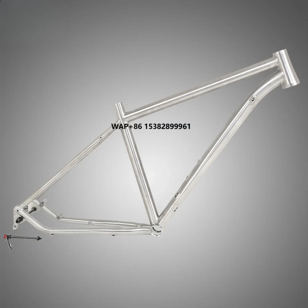 

High-Strength Titanium MTB Frame, 27.5/29 Inch Wheel, Boost 142x12mm Thru-Axle for Off-Road Biking