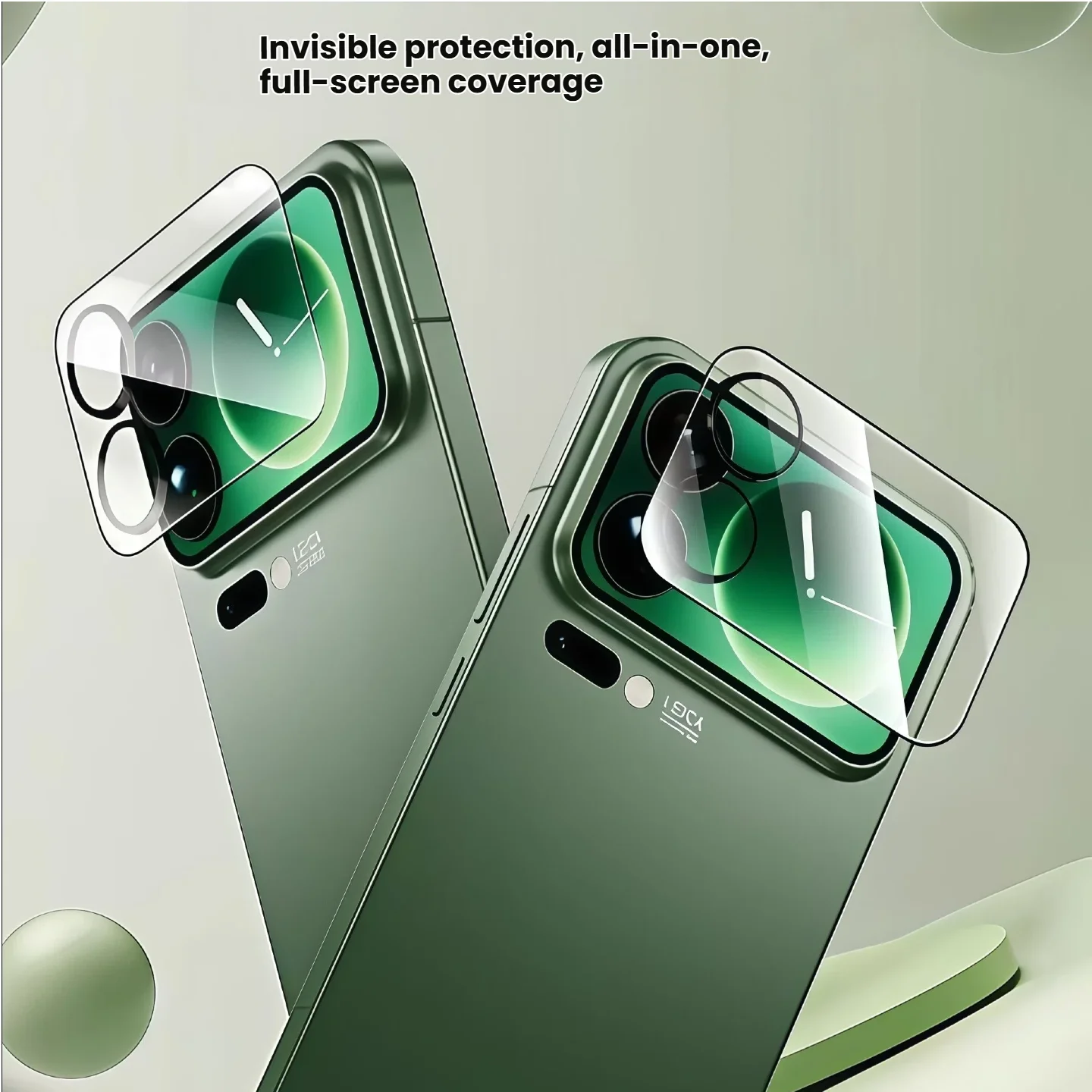 Película protectora de pantalla trasera de vidrio templado para Xiaomi 17Pro 17Promax se adapta a dispositivos de pantalla pequeña