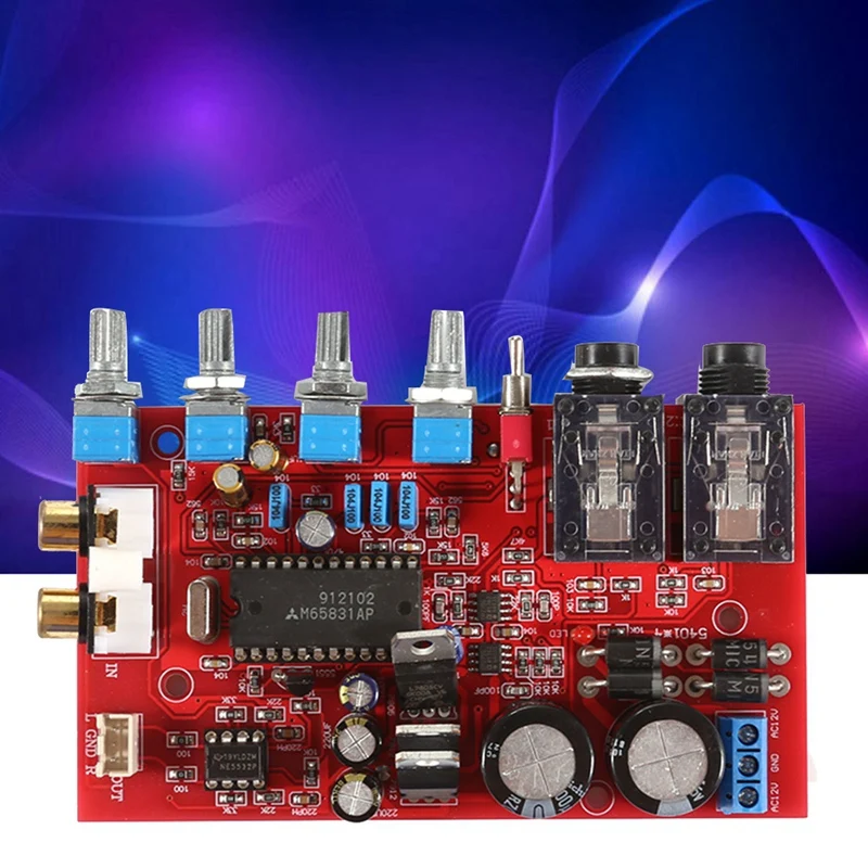 AC12V-15V Dual Voltage Module With 1.6Mm PCB Board & 2X3300UF Filter Capacitor, YJ0026-OK Preamp Board.