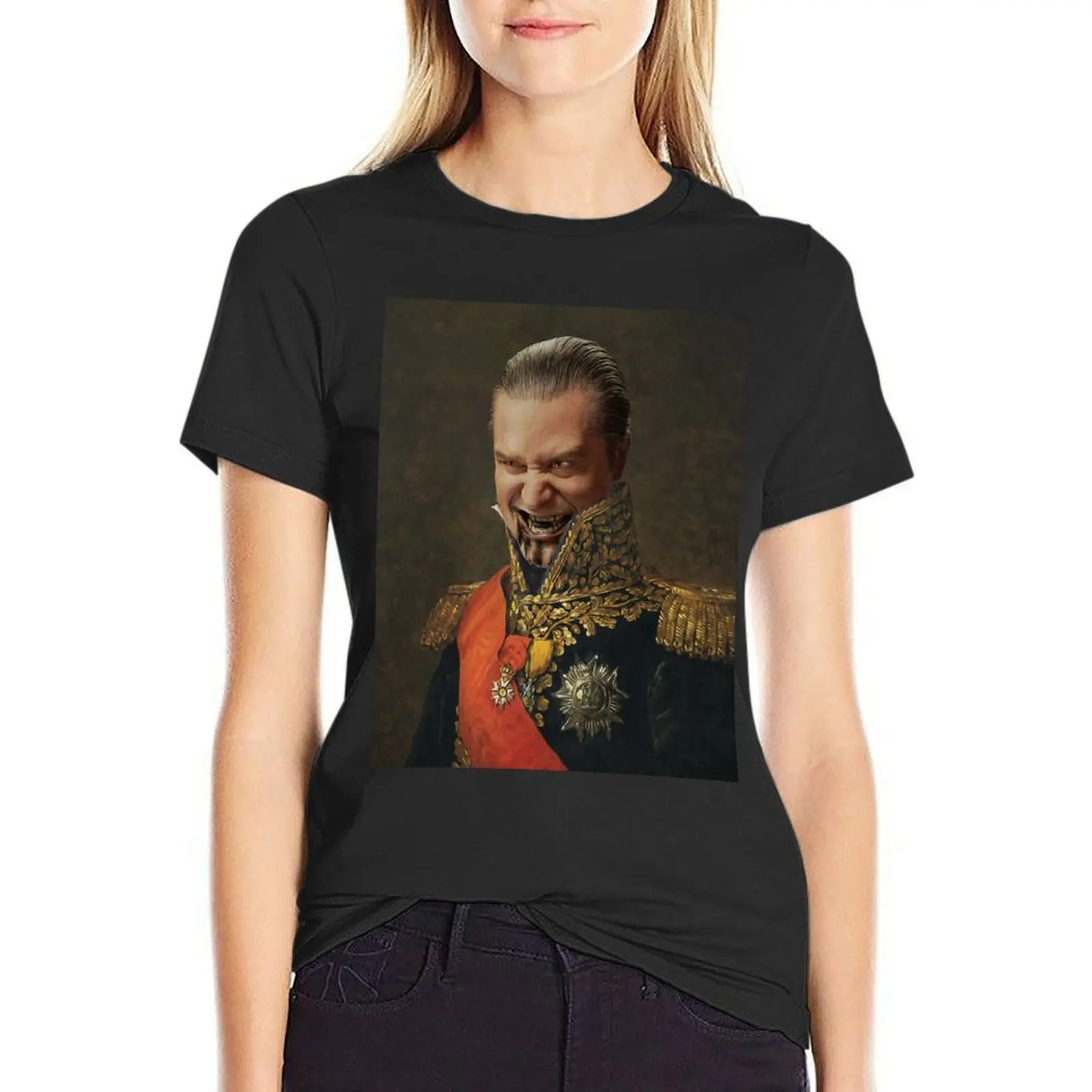 Mike Patton Portrait Poster T-Shirt female tops vintage clothes graphic t-shirts for Women