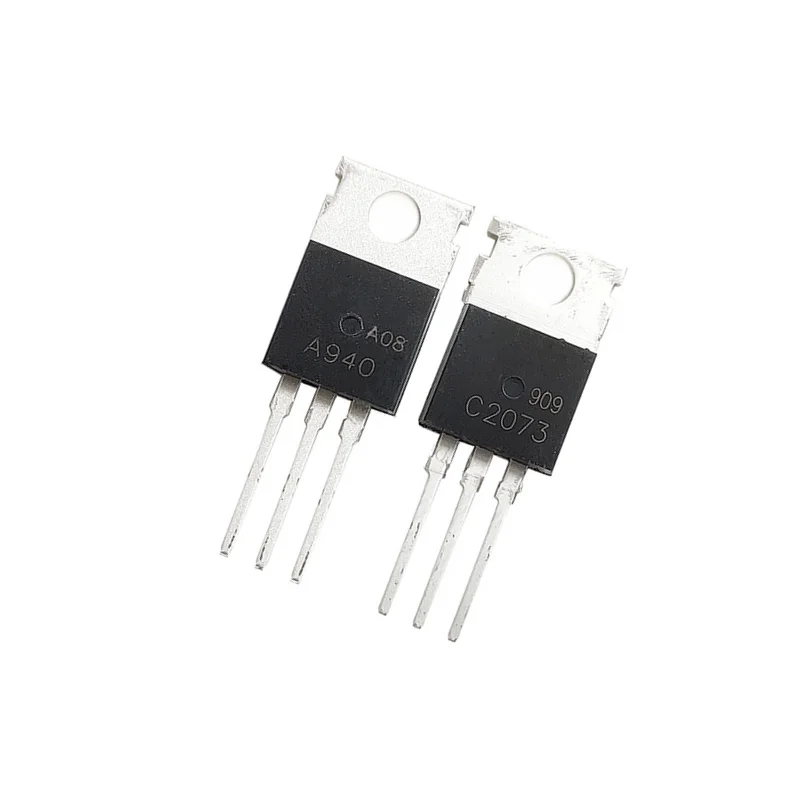 10 قطعة/الوحدة = 5 أزواج 2SA940 2SC2073 A940 C2073 TO-220 الصوت زوج أنبوب TO220 جديد IC في المخزون
