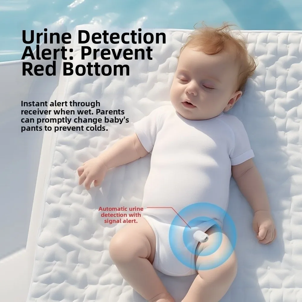 Dispositif multifonctionnel de rappel d'énurésie, bruit blanc, capteur sans fil, alarme d'humidité urinaire, son puissant, mode UV