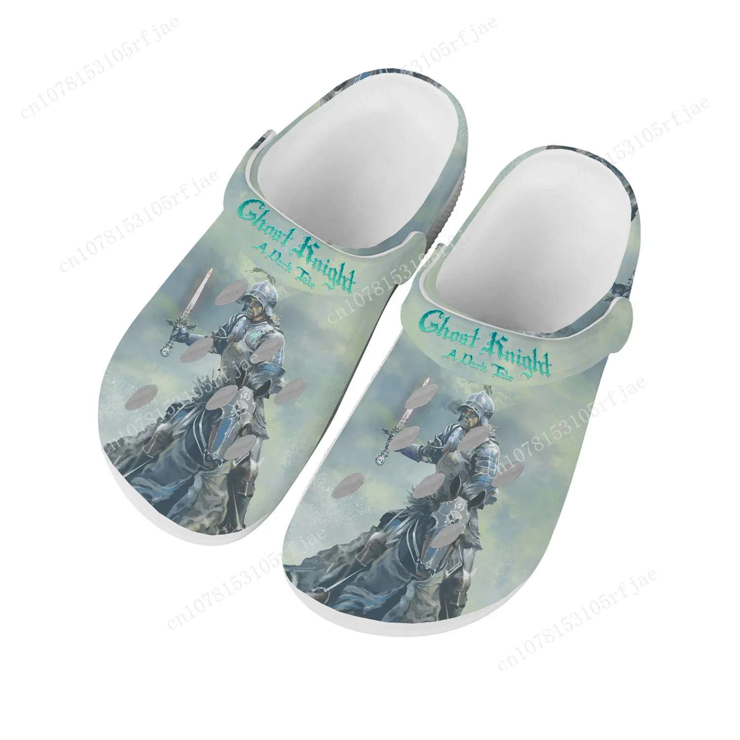 

Hot Anime Cartoon Game Ghost Knight Home Clogs Mens Womens Teenager Custom Built Water Shoes Garden Beach Hole Slippers Sandals