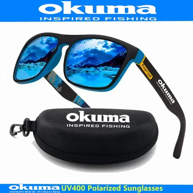 Okuma spolaryzowane okulary przeciwsłoneczne UV400 dla mężczyzn i kobiet na zewnątrz, polowanie, wędkarstwo, jazda na rowerze, opcjonalne pudełko na okulary przeciwsłoneczne
