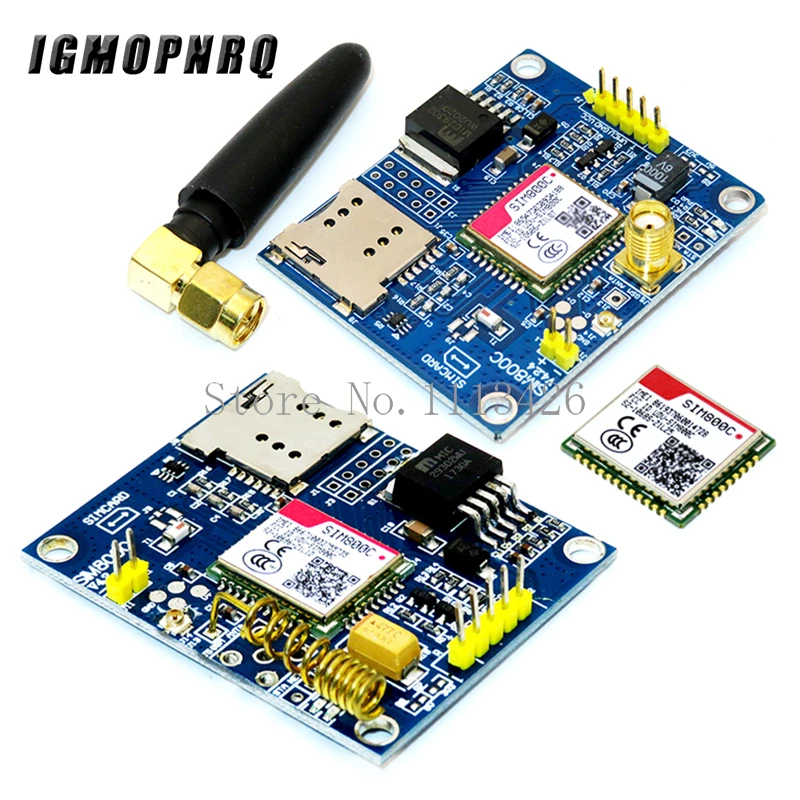 SIM800C Макетная плата GSM-модуль Поддержка сообщений Bluetooth-совместимый TTS DTMF Четырехдиапазонный IGMOPNRQ