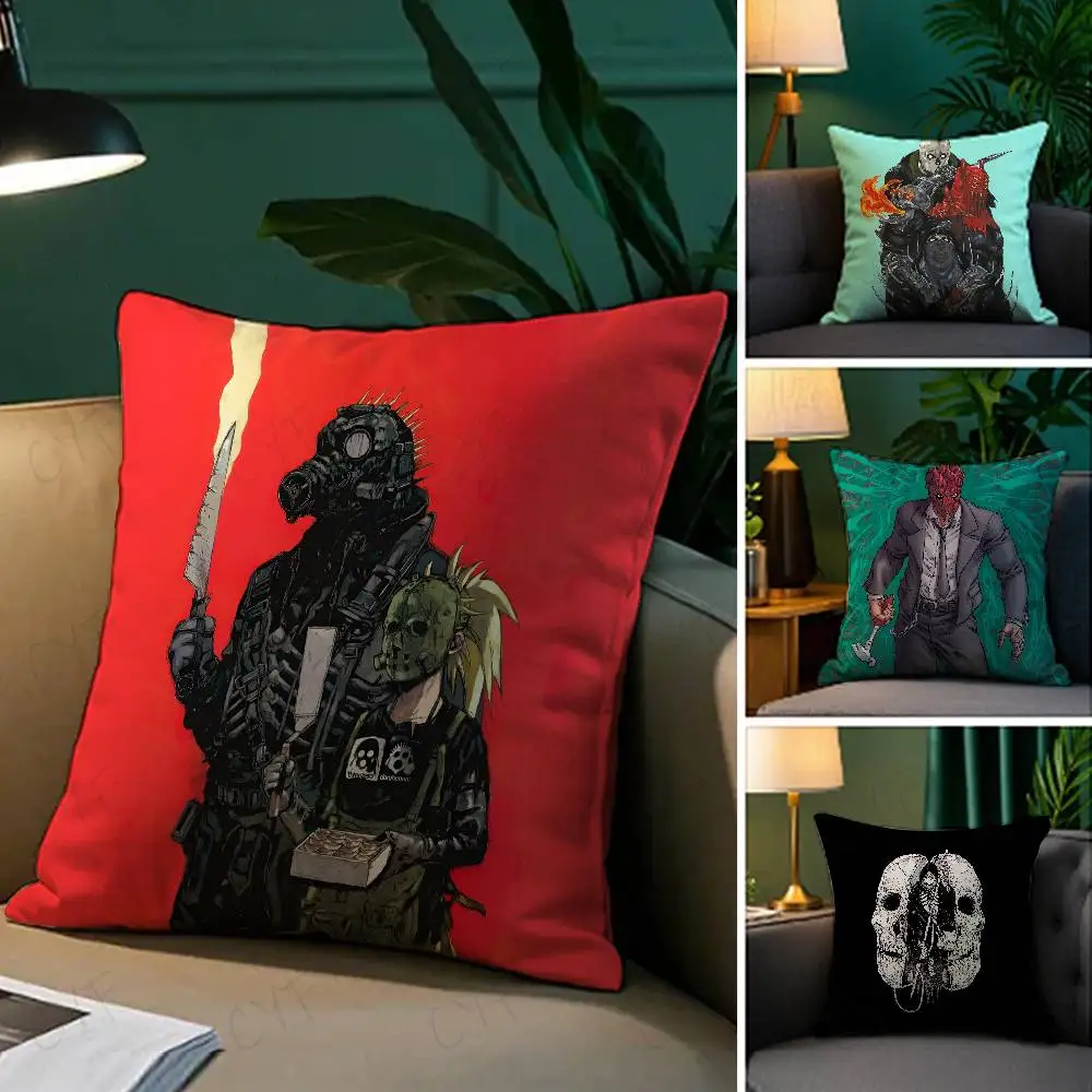 

Classic Cool Anime D-Dorohedoro Pillow Case Custom Printed Brushed Fleece Pillow, Baby Skin-Touch, Eco-Friendly Dye-Sublimation