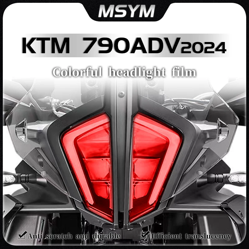 For KTM 790ADV 790Adventure 2024 headlights tail lights transparent protective stickers instrument film modification accessories