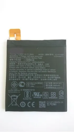 Battery C11P1606 For Zenf 3 Laser Zc551kl 3000mAh