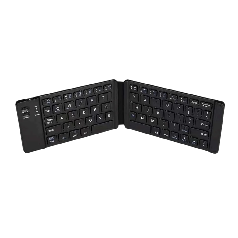 Universal Mini Wireless Keyboard Folding Rechargeable Bluetooth Keyboard Slim Silent Keyboard For IOS/Windows/Android