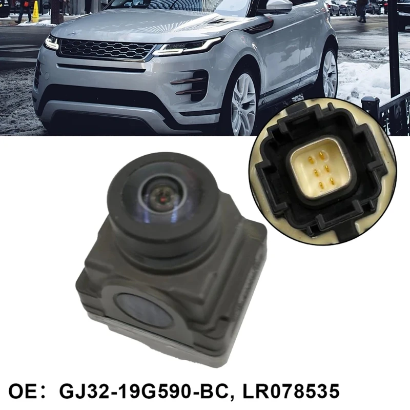 QM Waterproof Car Rearview Reverse Camera Compatible for GJ32-19G590-BC LR095387 LR078535 Parking Assistance Backup