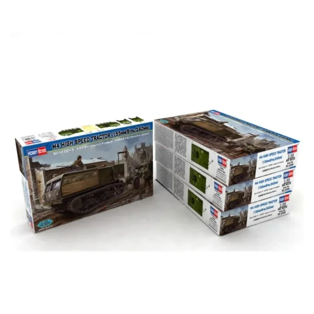 

Trumpeter Plastic Model Kit 82408 American M4 High Speed Tractor (155mm/8-in./240mm) 1/35 Tank