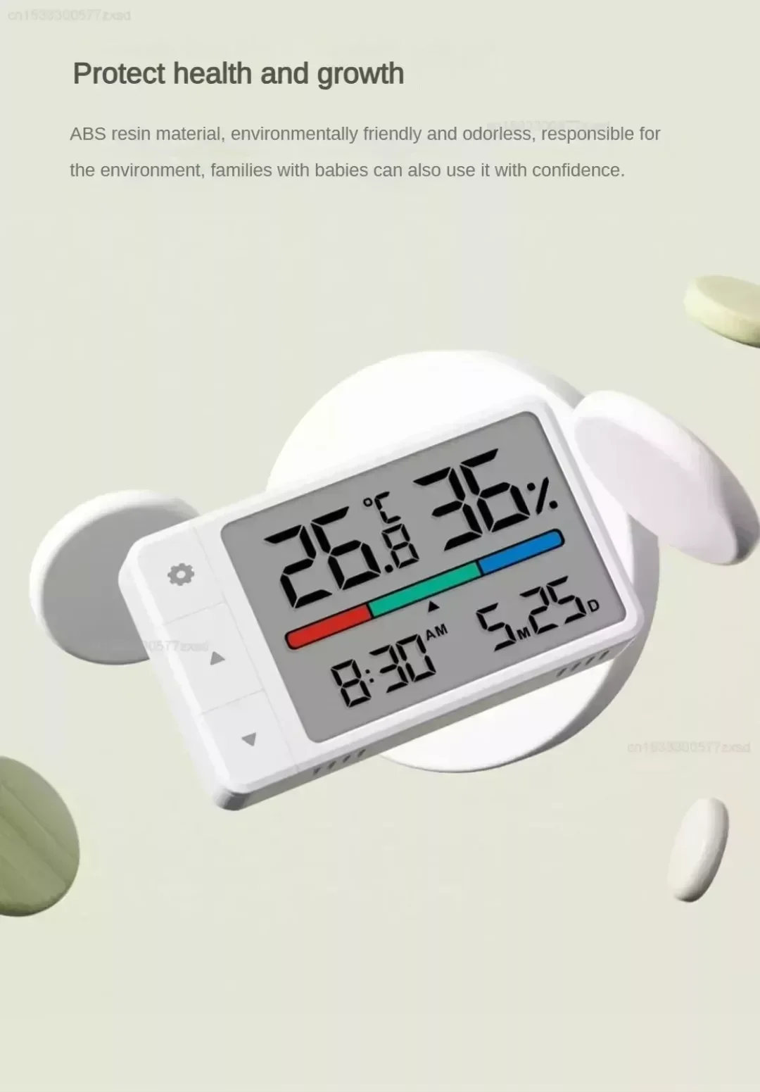 MiaoMiaoCe Intelligent Thermometer Hygrometer Meter Multi Function Clock Digital Display Weather Station Sensor for Home