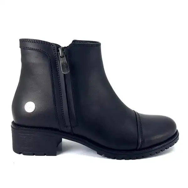 2024 Trending New Season Model Genuine Leather Shoes Personalized And Comfortable Black Mammamia 1725 23KB Women's Daily Boots image 2