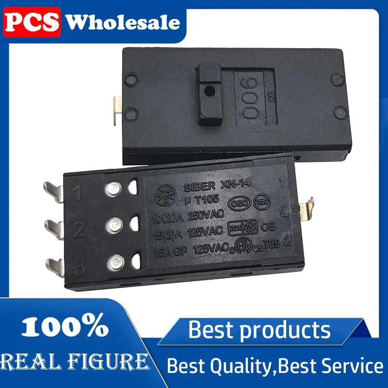 XN-14 T105 toggle switch, pin 4, 3rd position: 0-1-2-3, bent end. Fan switch, hair dryer switch, 10A, 250V.