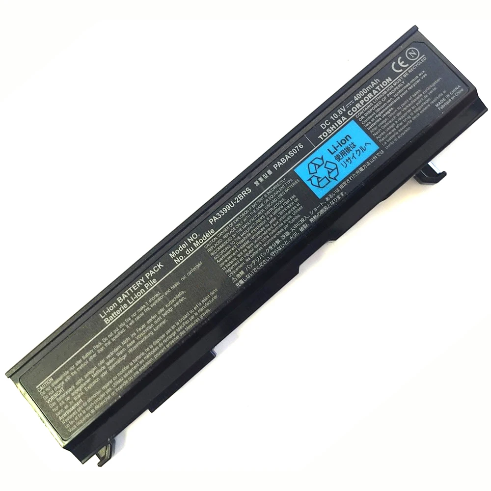 Imagem -03 - Nova Pa3399u2brs 10.8v 4000mah Bateria do Portátil para Toshiba Satélite Dinabook Pa3399u1brs A100 A105 M40 M50 M10 Alta Qualidade