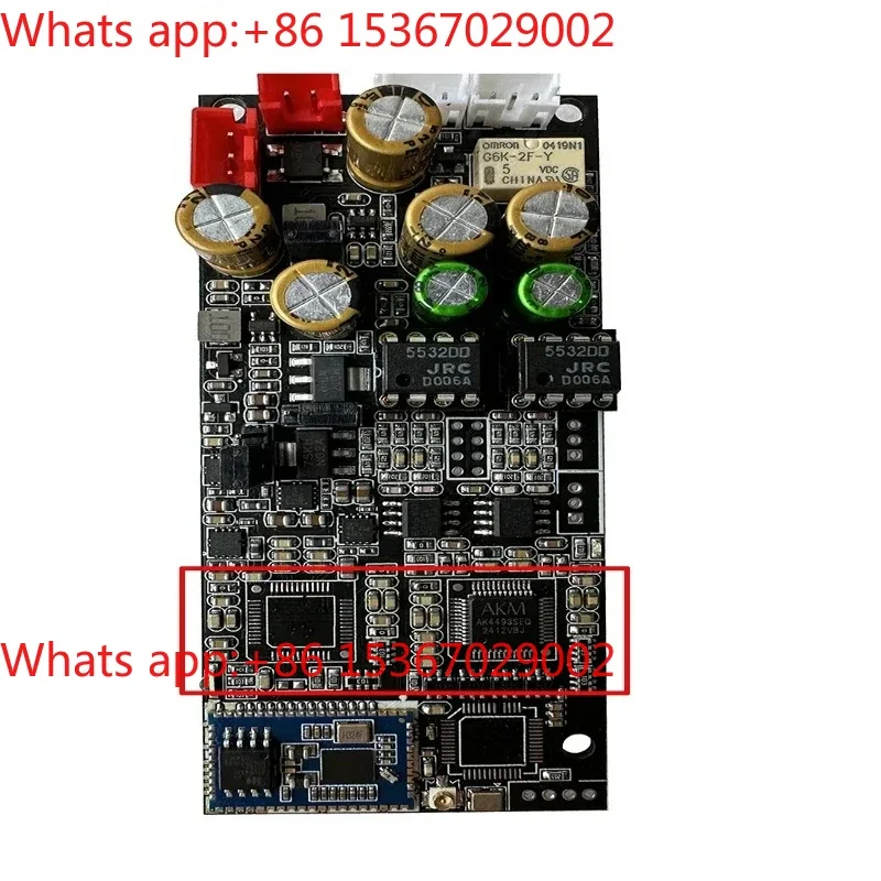 QCC5171 Беспроводная приемная плата Bluetooth 5.3 с декодером AK4493 двойным операционным усилителем NE5532 поддержкой LDAC/APTX 24bit/96Khz