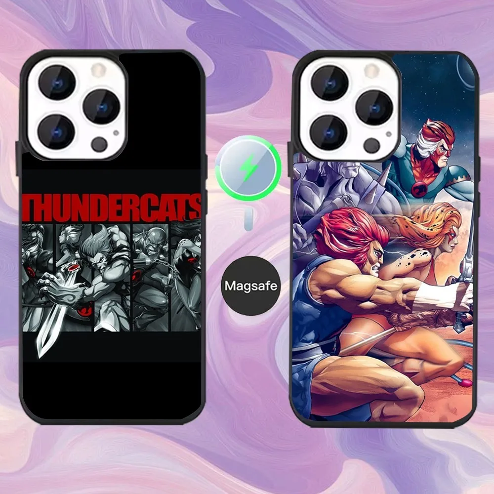 

Cartoon T-ThunderCats Phone Case For iPhone 16,15,14,13,12,11,Pro,Max,Plus,Mini,Magsafe,Magnetic Wireless Charging Case