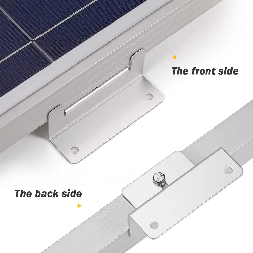 16-Piece Aluminum Z-Bracket Solar Panel Mounting Kit 4
