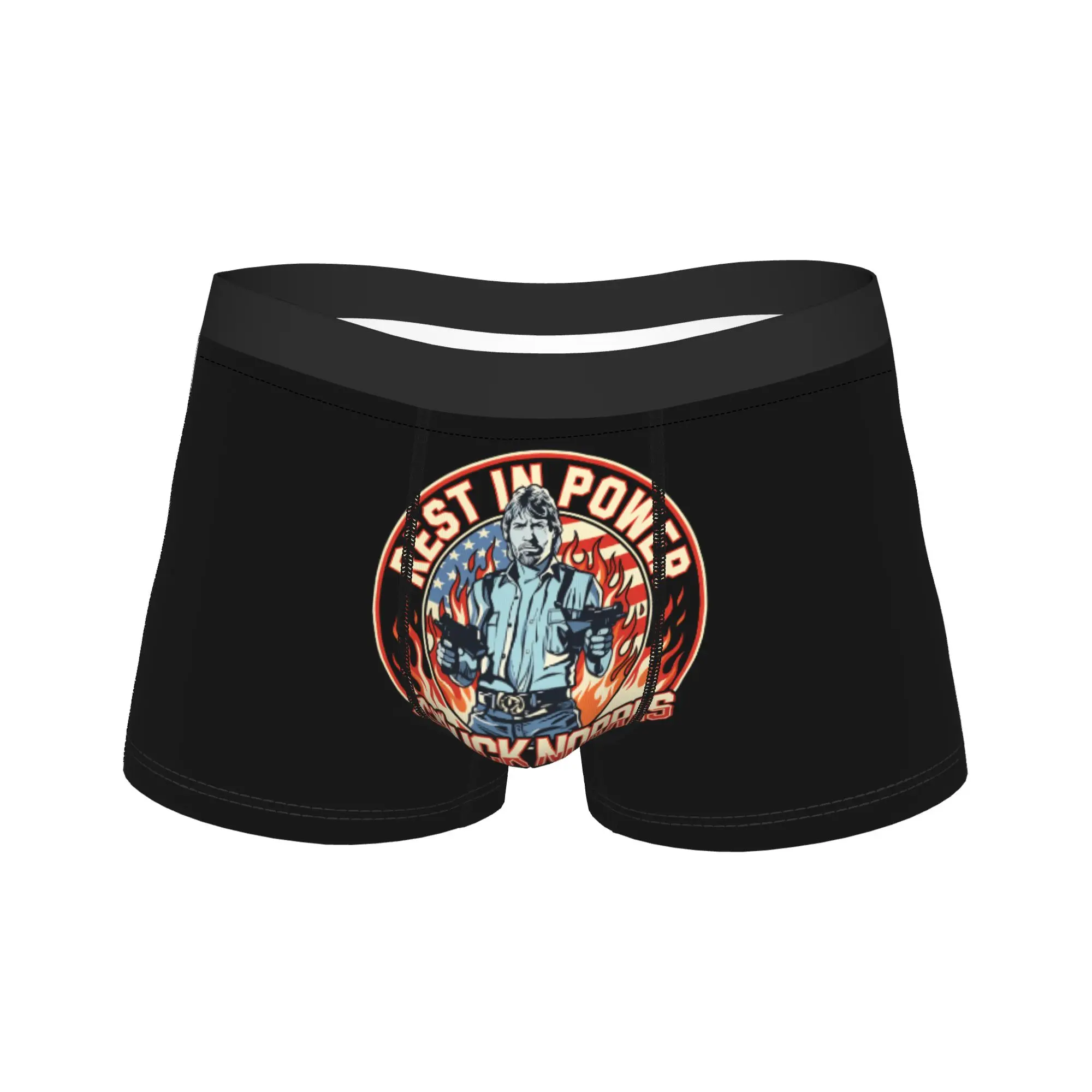

Chuck Norris Underwear Printing Boxershorts Quality Men's Panties Comfortable Shorts Briefs Birthday Gift