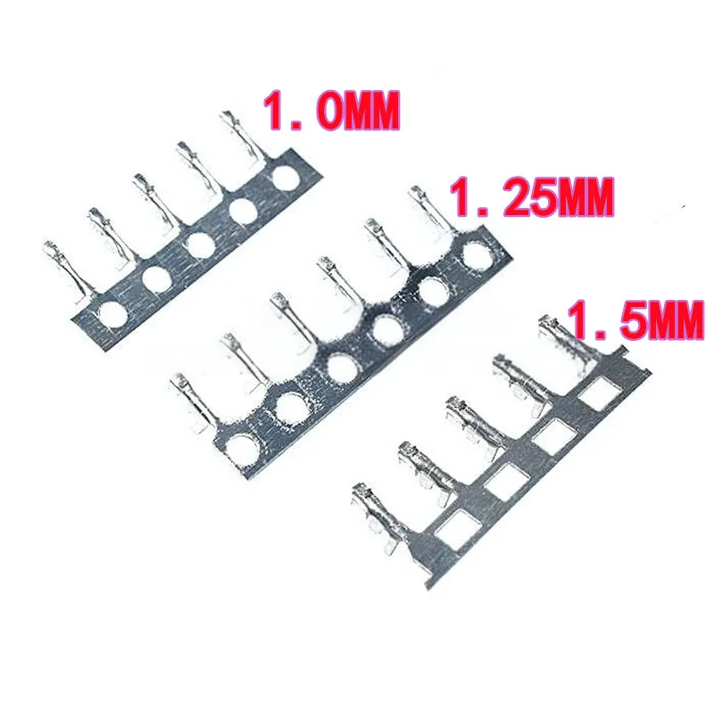 50 pezzi SH1.0mm/JST1.25mm/ZH1.5mm Terminali a crimpare e connettori ance