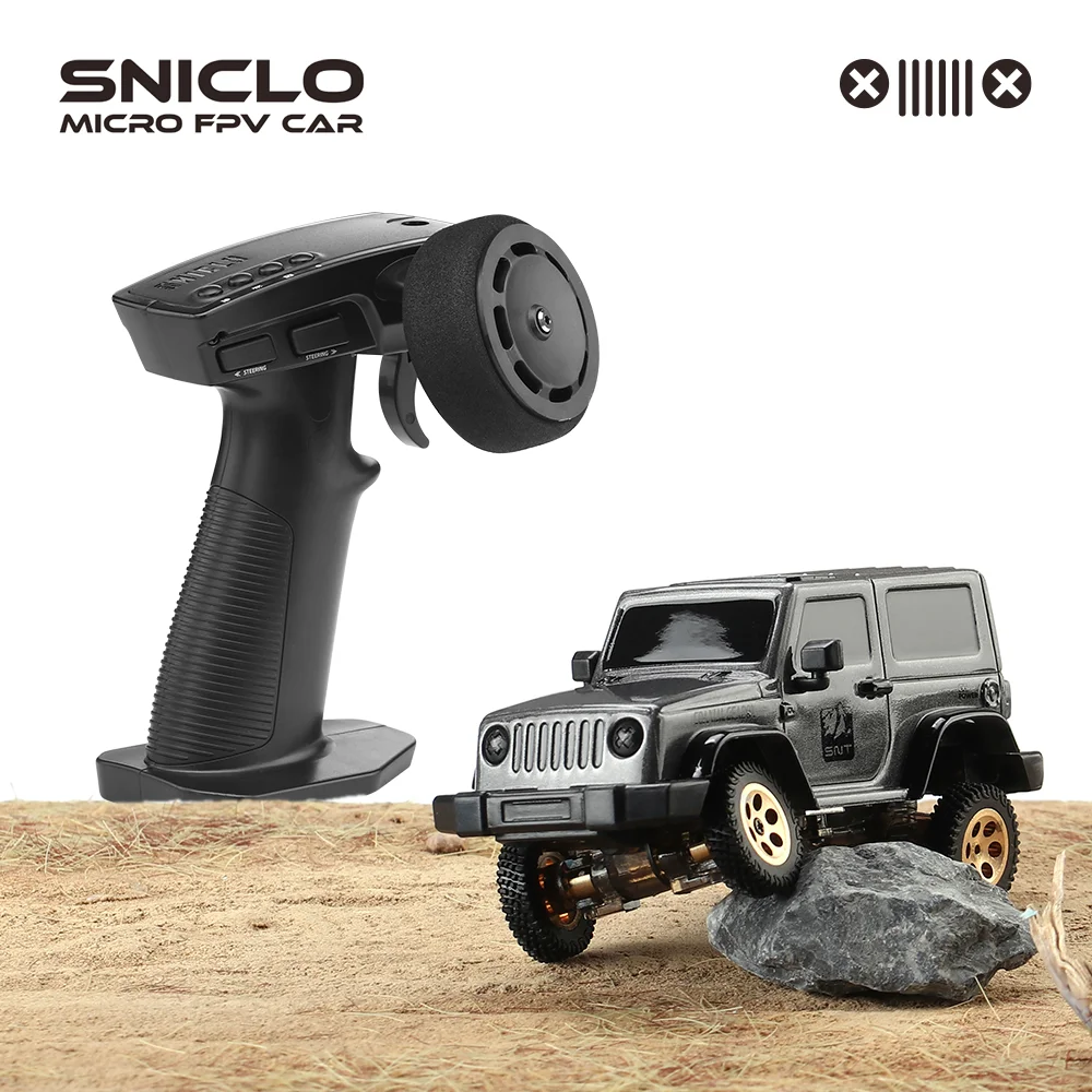 

Sniclo 1:64 3010 wrangler RC Car White/Gery RTR Version Micro RC Car Remote Control Car Table Desk Race Car Longrange 60mins