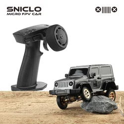 Sniclo 1:64 3010 wrangler RC samochód biały/Gery RTR wersja Micro RC zdalnie sterowanym samochodowym biurko samochód wyścigowy stół Longrange 60min