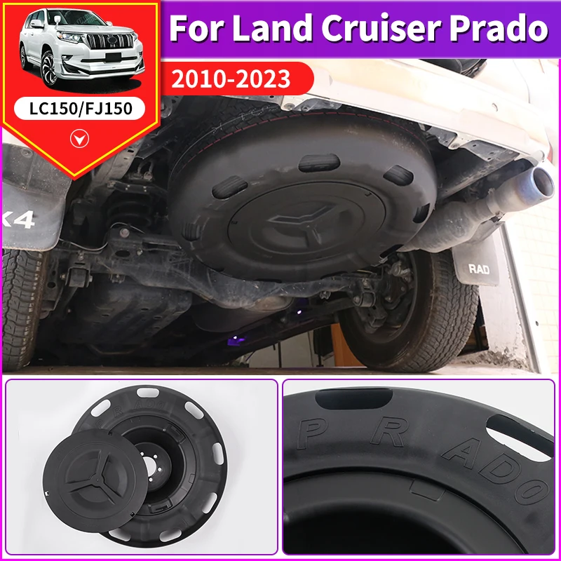 

Нижняя подвесная запасная крышка шины для Toyota Land Cruiser Prado 150 Lc150 Fj150 2010-2023 2022 20121 2020 аксессуары для модификации 2019 2018 2017 2016 2015 2014 2013 2012 2011