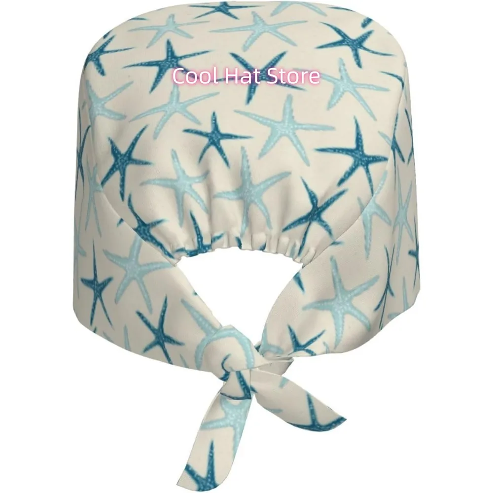 1pc Adjustable Scrub Cap with Sweatband - Lightweight 100% Polyester, Breathable & Hygienic Cap, Adjustable Unisex Hat with Elas