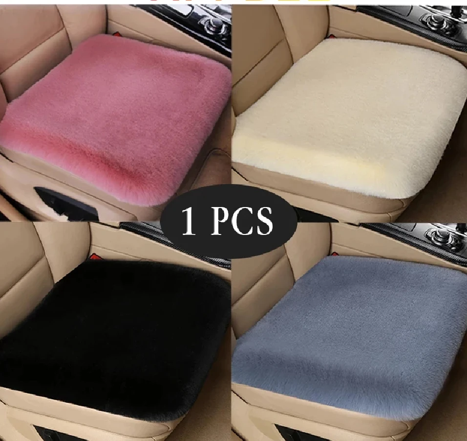 

Plush Seat Cover Cushion For Chevrolet Citroen Infiniti HAVAL Peugeot Winter warm Plush Seat Protector Interior Accessories