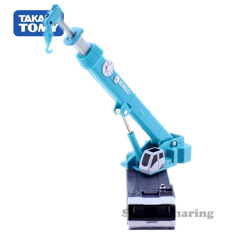 Takara Tomy tipo lungo Tomica No.133 Kobelco gru per tutti i terreni KMG5220 1/113 lega di metallo pressofusione modello di auto ragazzi giocattolo