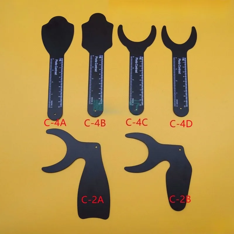 6pcs/set Lab Black Background Plate, Reflective Plate, 134 Degree High Temperature Sterilization Inner Port Photography Plate