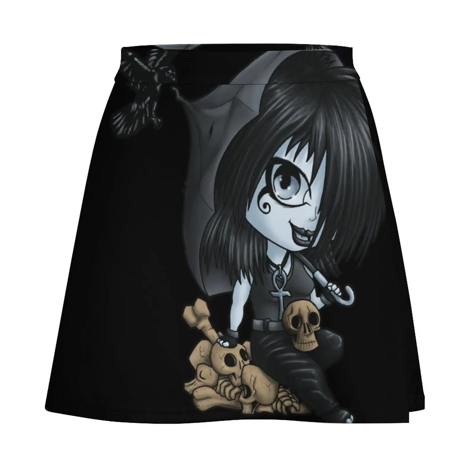 Chibi Death of the Endless Mini Skirt fairy grunge korean style clothes women 2025 short skirts for women Mini Skirt