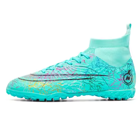 FG/TF Soccer Shoes Man Outdoor Training Football Boots Woman Sneakers Ultralight Non-Slip Sport Turf Soccer Cleats Large Size