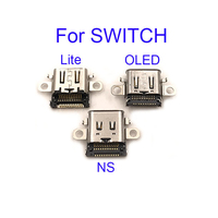 5pcs Usb Charging Port Socket Lot For Nintendo Switch Lite  OLED Console Power Connector Type-C Socket Port
