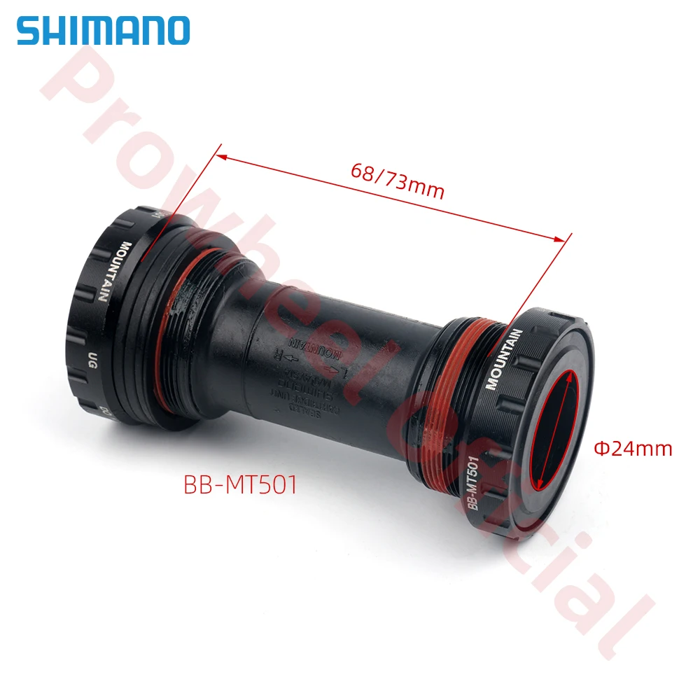 Shimano DEORE XT SLX MT800 MT801 MT501 BB93 68mm/73mm MT500 89.5/92mm Press BB MTB Bottom Bracket For M6000/7000/8000Chainwheel