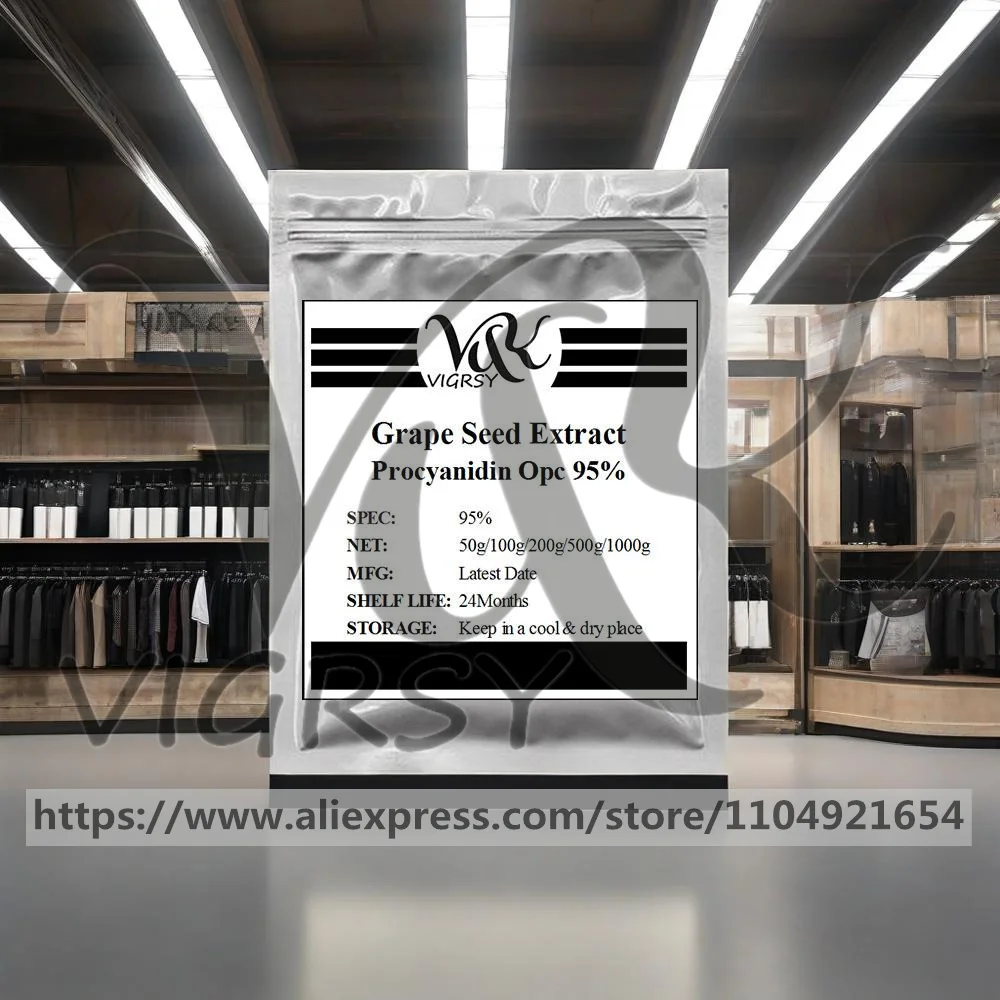 

Fast Global Shipping OutPack Aluminum Foil Bag for O P C 95% Grape Seed Extracto with InnerPack DoubleDeck PlasticBag