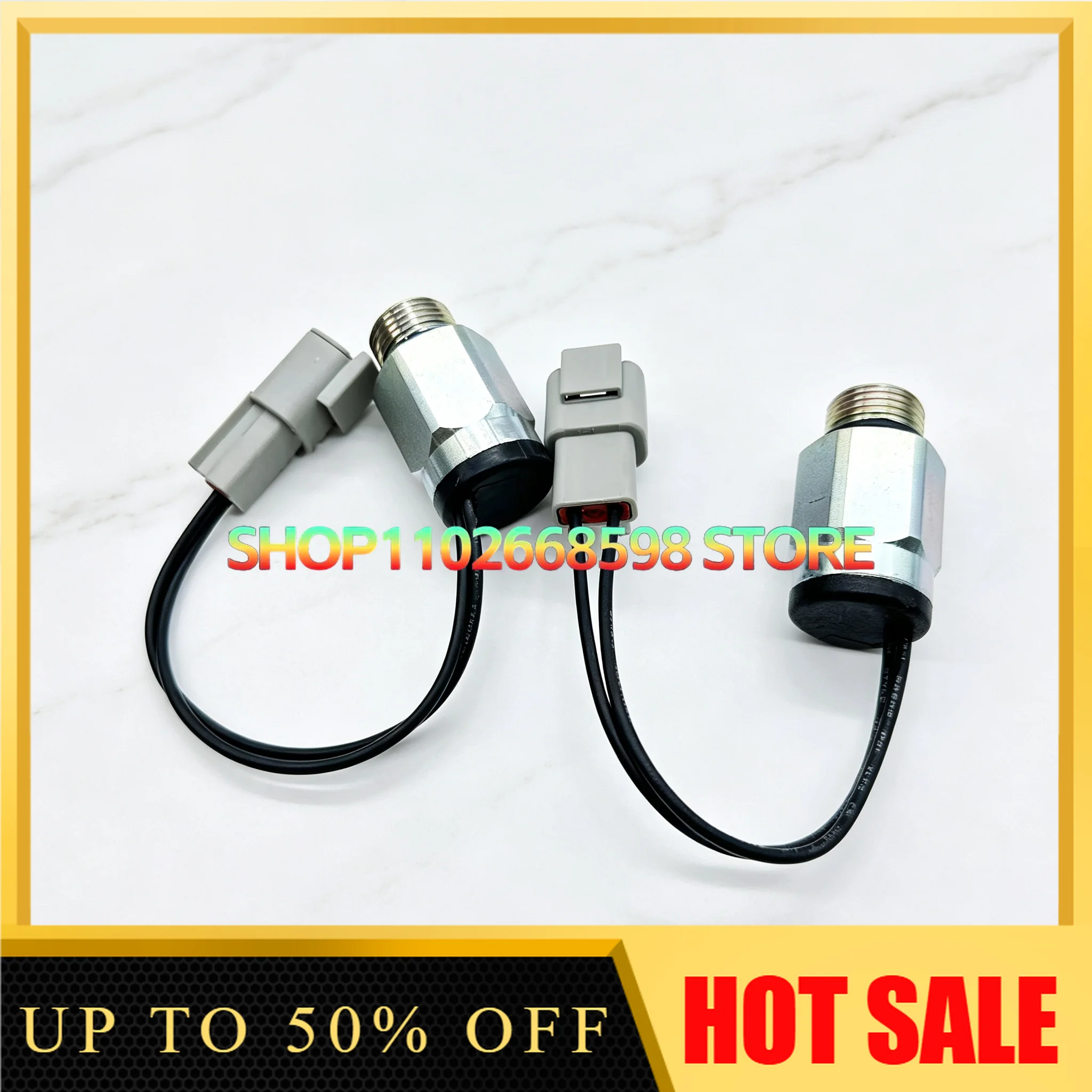 Loader Interlock Actuator 12V Flameout Solenoid Valve Switch Oil Cut-off Valve 6676029 6677383 for Construction Equipment