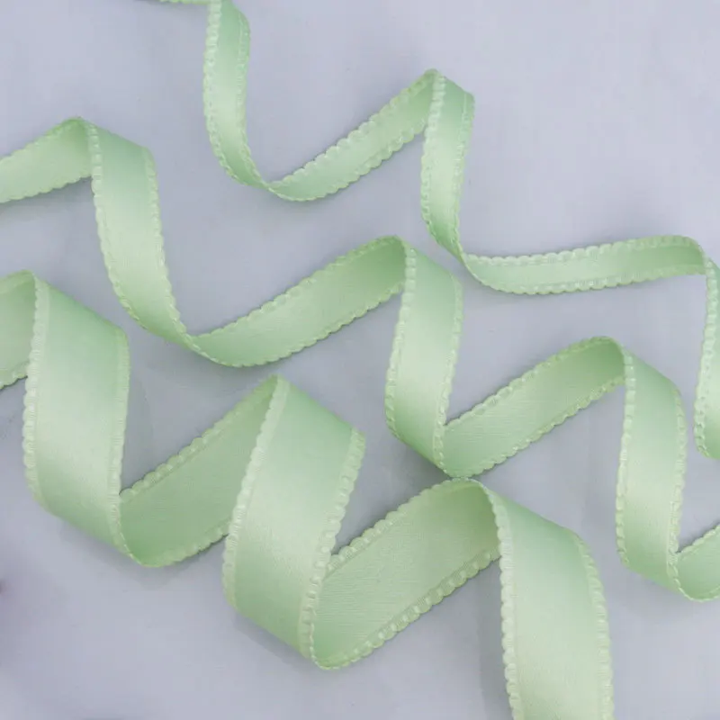 50 Yards/Rolle Polyesterband 10MM 15MM 25MM Breiten für DIY-Bastelarbeiten und Verpackungen, dekoratives Seidenband – Detail 3