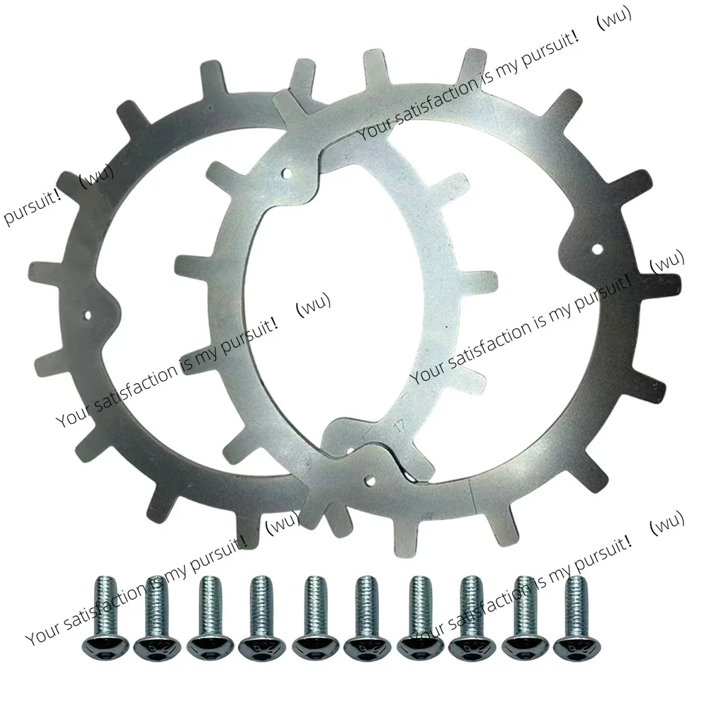 

The Robot Cleats Set is suitable for Mammotion's Robot Mower Yuka Mini Self-Centering Stainless Steel for smooth operation