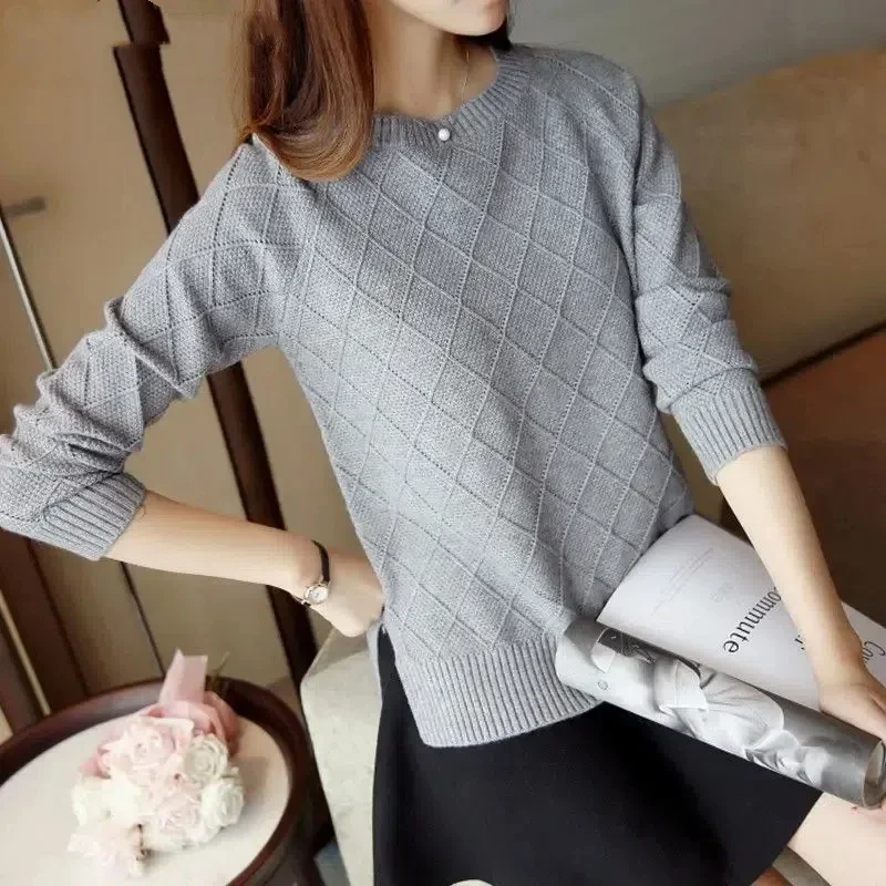 Fall/Winter High Neck Knit Base Thermal Sweater Women's Long Sleeve Pullover Top