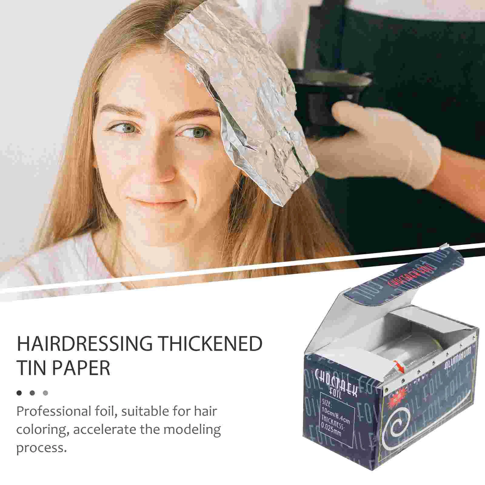 1 Roll of Hair Coloring Tin Foil Hairdressing Perm Modeling Tool Aluminum Foil Sheets Perm Tin Foil Salon Tin Foil