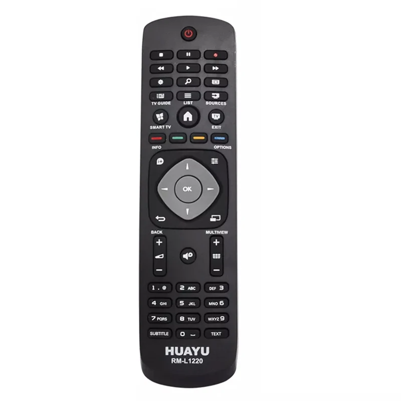 Universal Replacement Brand New Huayu Rm-L1220 Tv Remote Control For Philips 3d/lcd/led/HDTVs Hdtv Support