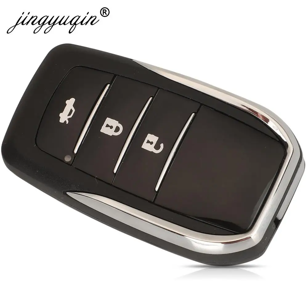 jingyuqin Modified Flip Remote Key Shell Case Fob for Toyota Camry Corolla Prado 120 RAV4 Kluger Previa FJ Cruiser Land Cruiser