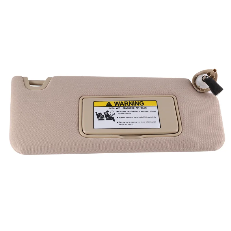 

83230-TC0-T91ZA Beige Right Side Sun Visor Shield With Light Makeup Mirror For Honda Accord 2008-2013-AS55