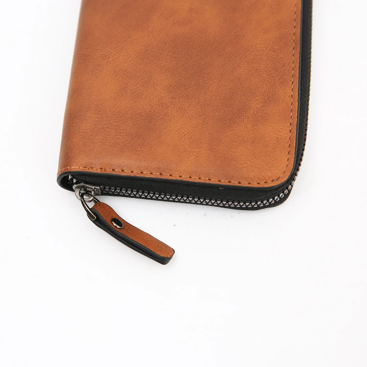 Newly Designed Men's Fashion High Quality PU Leather Long Wallet Large Capacity Multi-card Purse Clutch Mobile Phone Bag