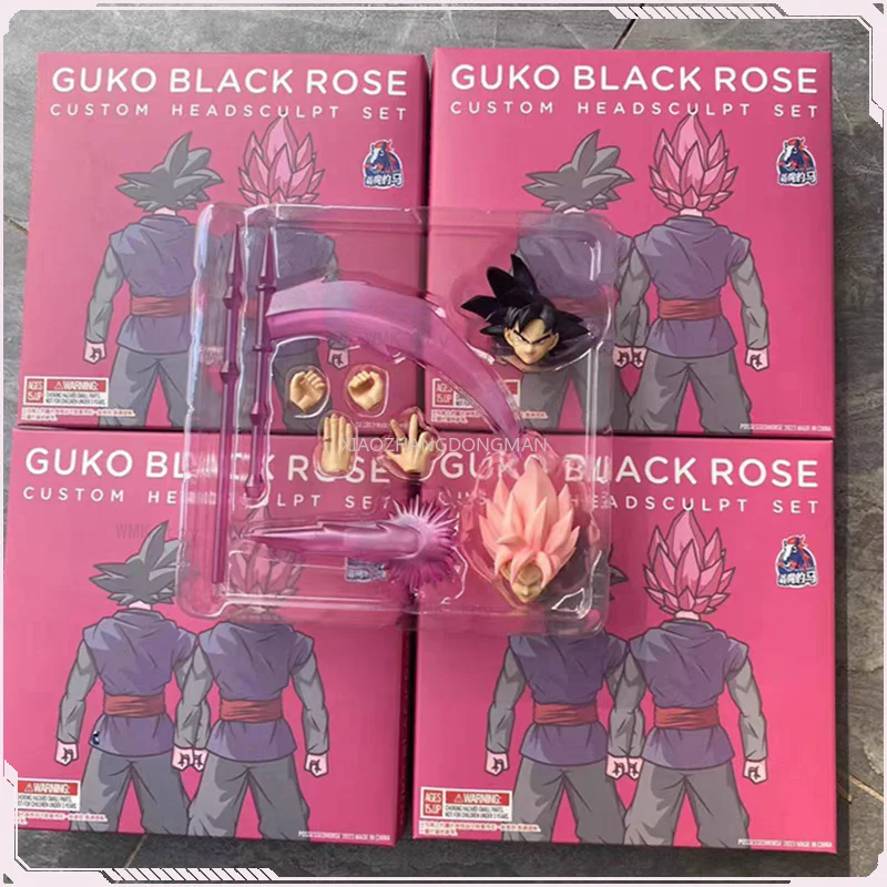 In stock Dragon Ball Z S.H.Figuarts Shf Chosen One Black Goku Accessories Demoniacal Fit Figuarts Anime Action Figure Toys Model