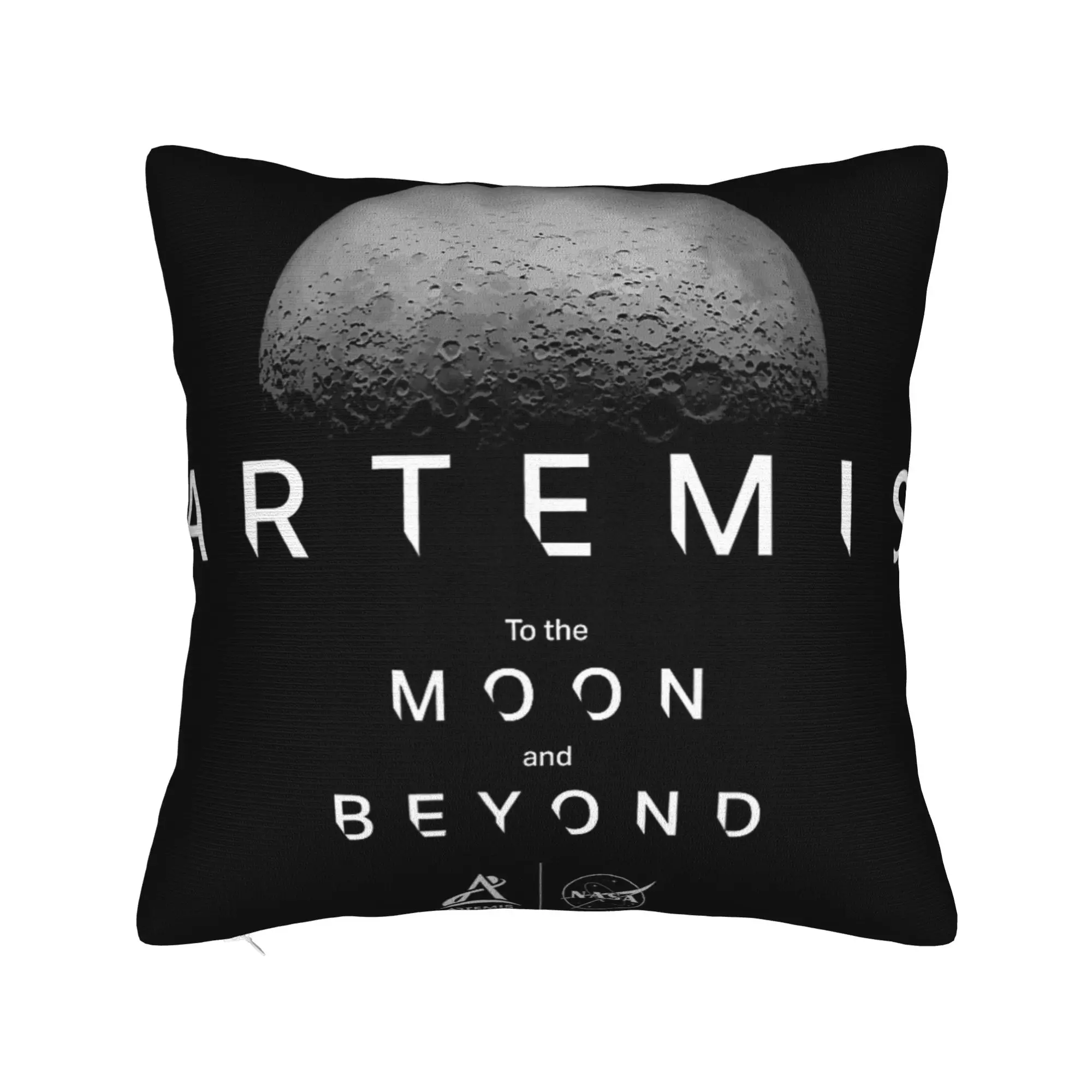 Artemis 1 Launch Mission to The Moon and Beyond Pillow Case Square Pillow Cover Vintage Pillowcases For Wedding Party Home Decor