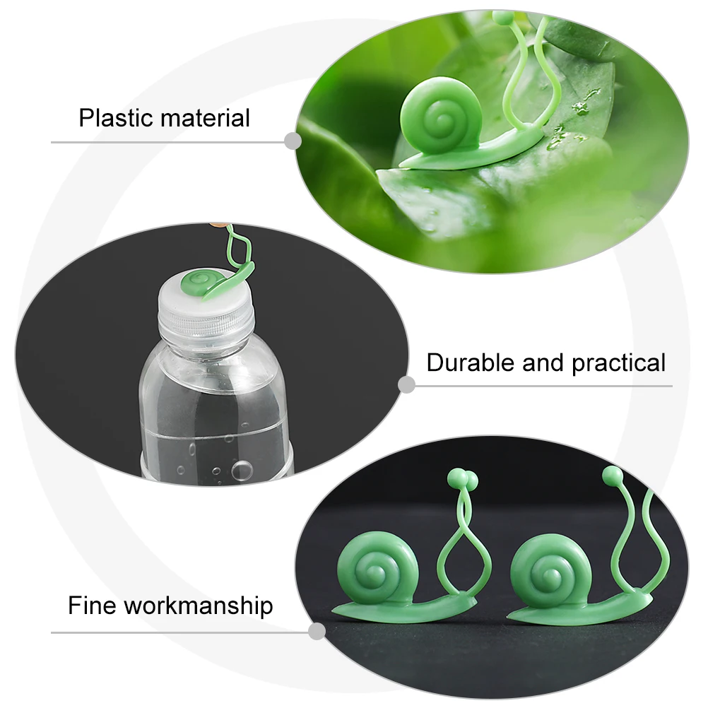 

20Pcs Green Plant Fixing Clips High Viscosity Adhesive Space Saving Wall Vines Holder DIY Home Decor Support Binding Clip
