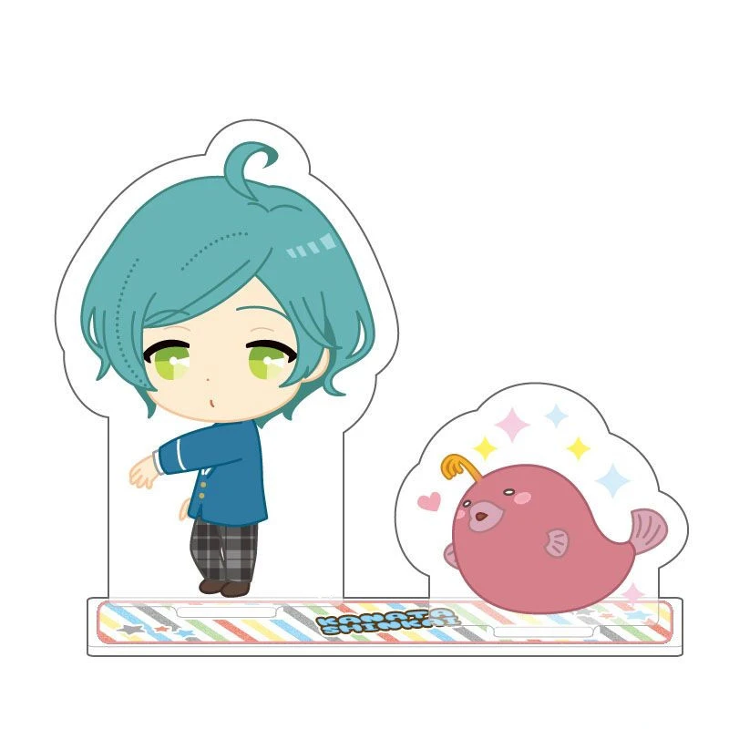 Loen Anime Peripheral Store Ensemble Stars! Ritsu Sakuma Diorama Double insertion Acrylic HD Figure Stand Fans Gifts About10+6cm